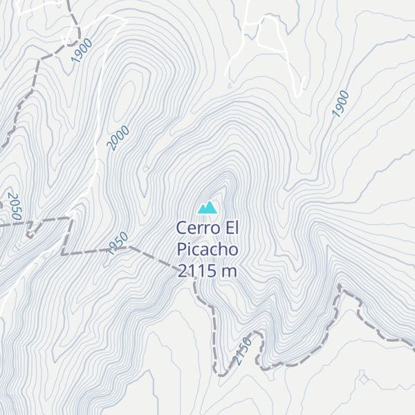 Map of Cerro El Picacho