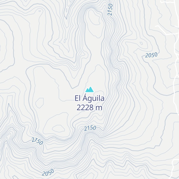 Map of El Águila