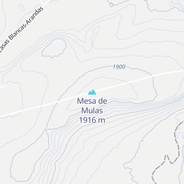 Map of Mesa de Mulas