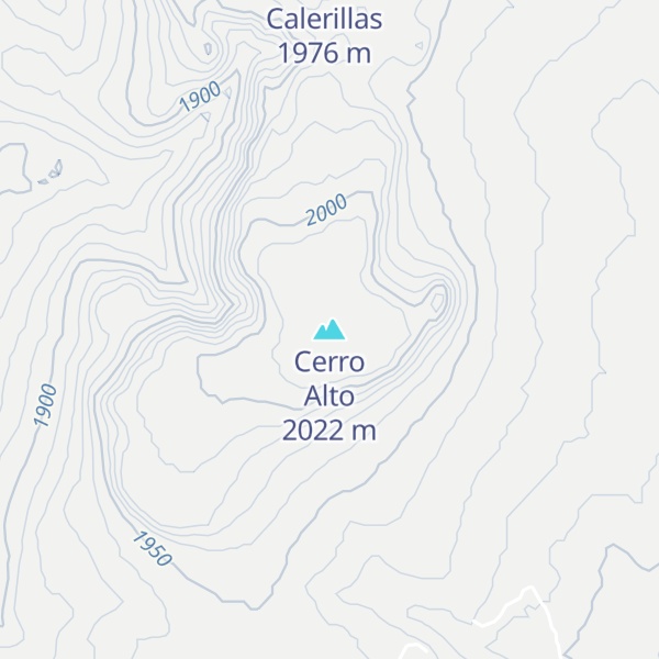 Map of Cerro Alto