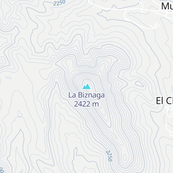 Map of La Biznaga