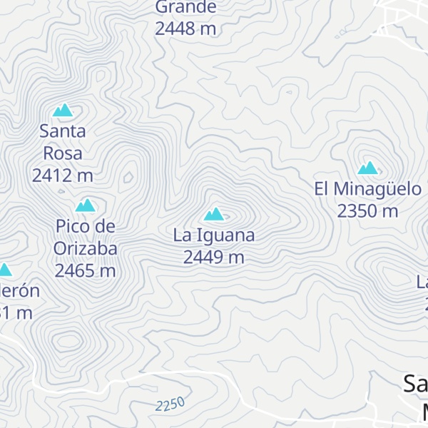 Map of La Iguana