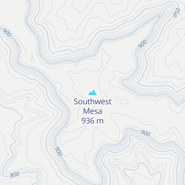 Map of Southwest Mesa