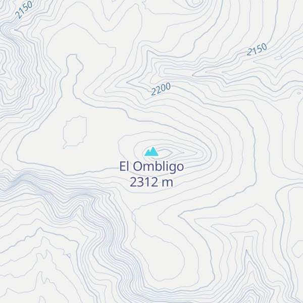 Map of El Ombligo