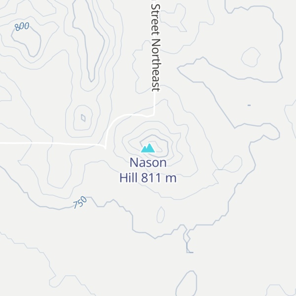 Map of Nason Hill