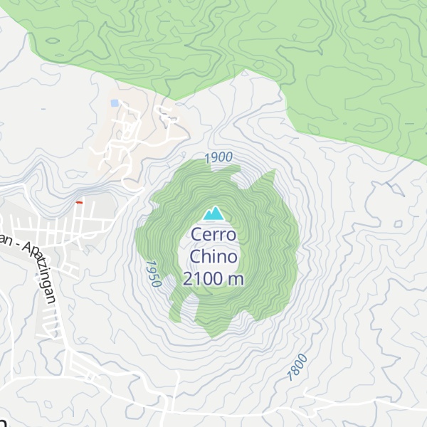 Map of Cerro Chino