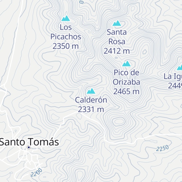 Map of Calderón