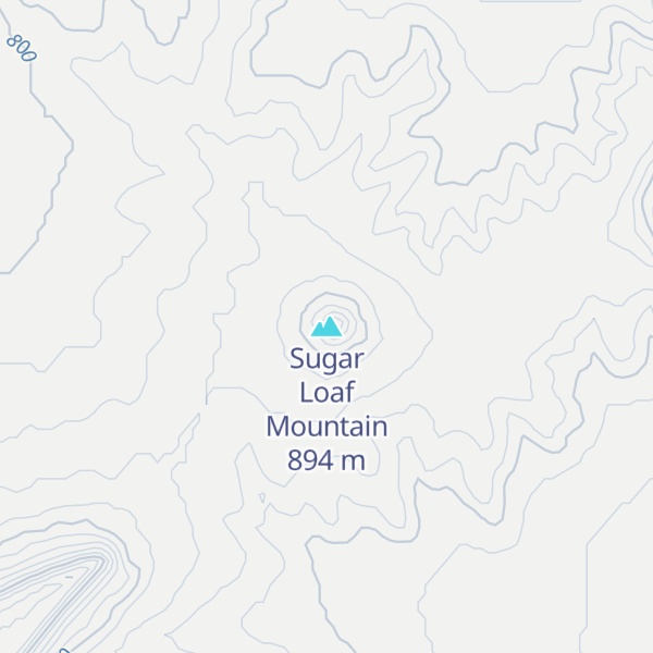 Map of Sugar Loaf Mountain