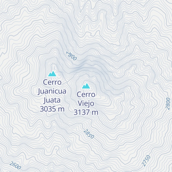Map of Cerro Viejo