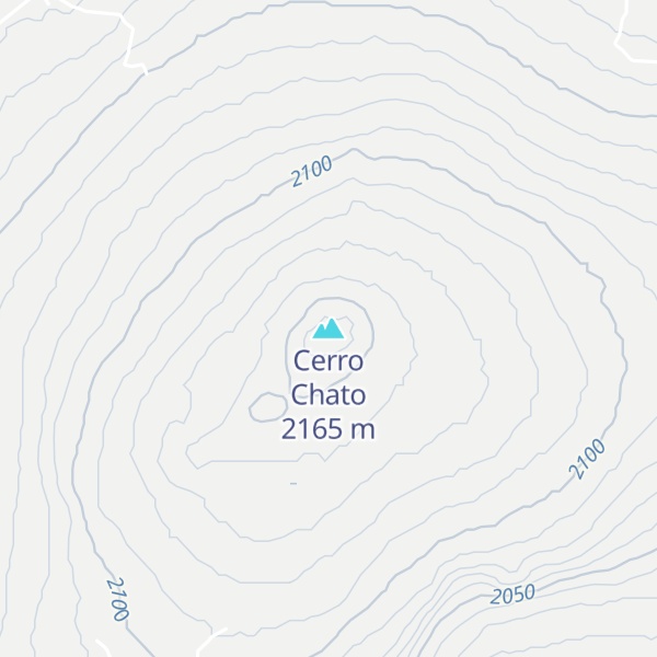 Map of Cerro Chato