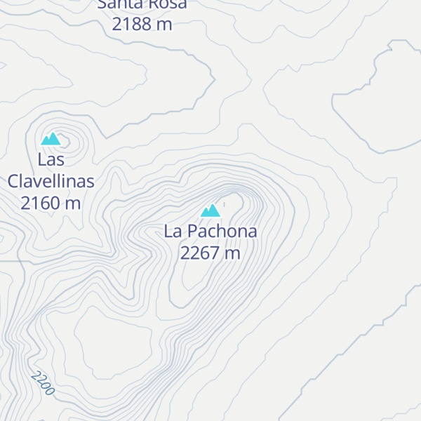 Map of La Pachona