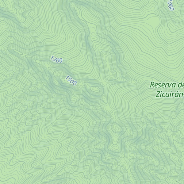 Map of Cerro La Mira