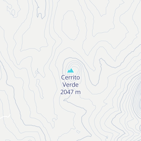 Map of Cerrito Verde