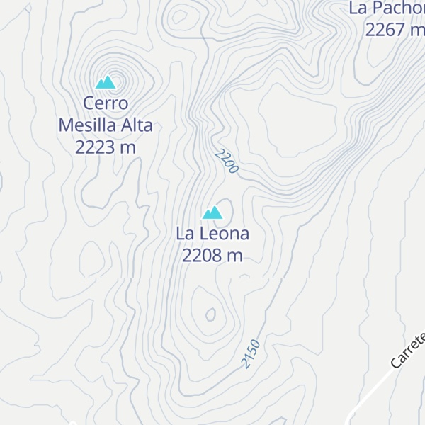 Map of La Leona