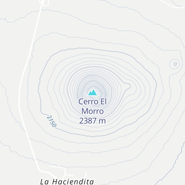 Map of Cerro El Morro