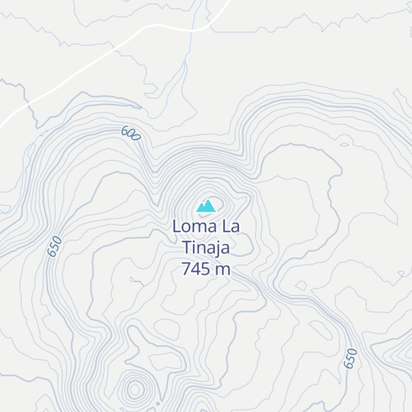 Map of Loma La Tinaja