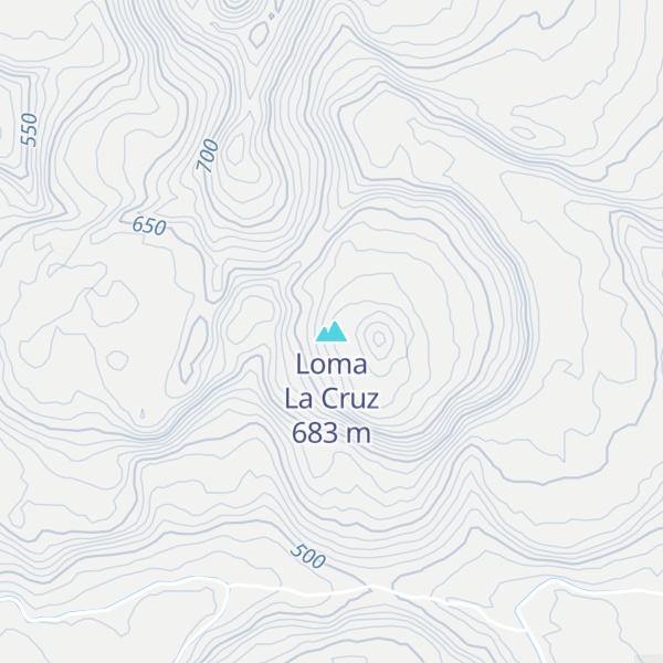 Map of Loma La Cruz