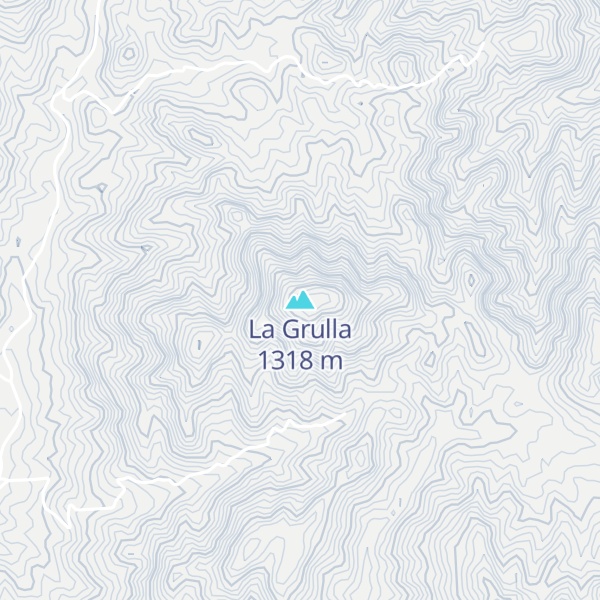 Map of La Grulla