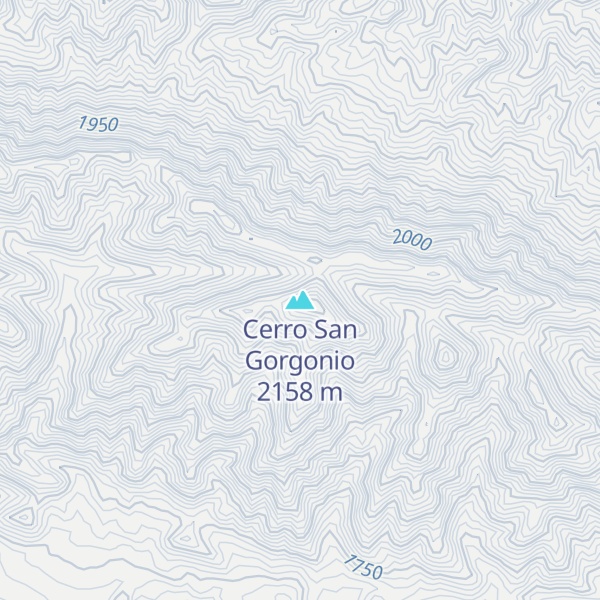 Map of Cerro San Gorgonio