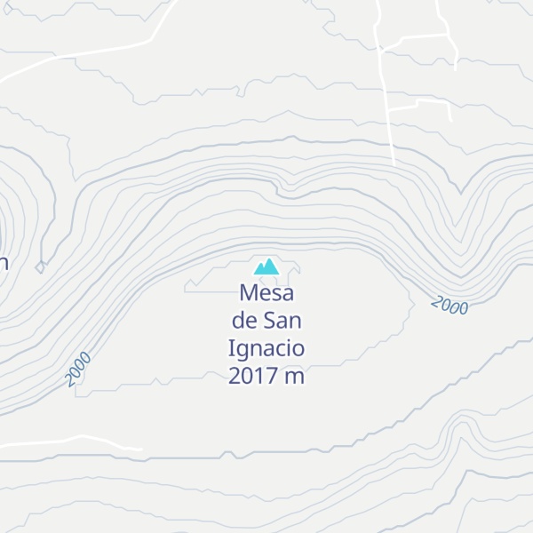 Map of Mesa de San Ignacio