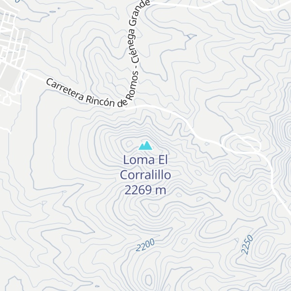 Map of Loma El Corralillo