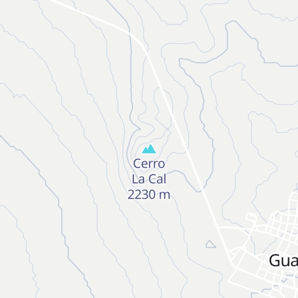 Map of Cerro La Cal