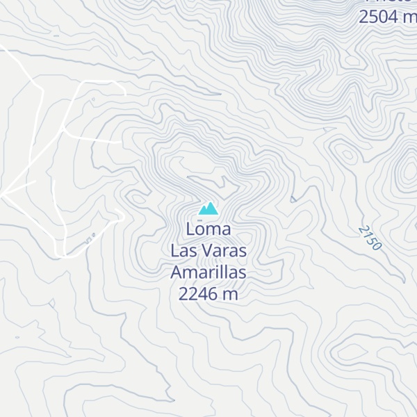 Map of Loma Las Varas Amarillas