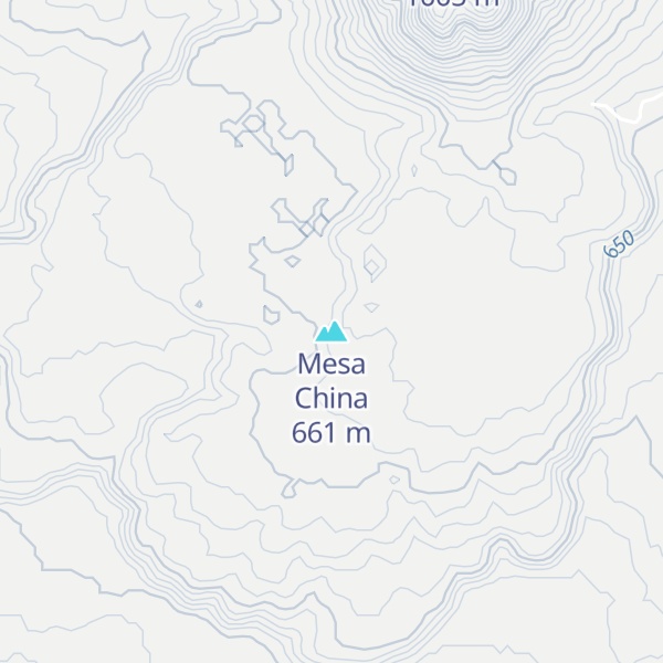 Map of Mesa China