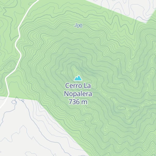 Map of Cerro La Nopalera