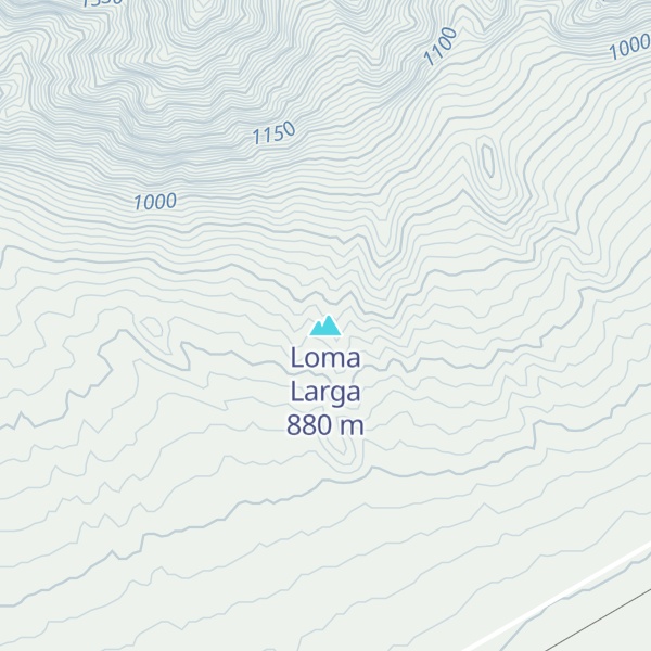 Map of Loma Larga