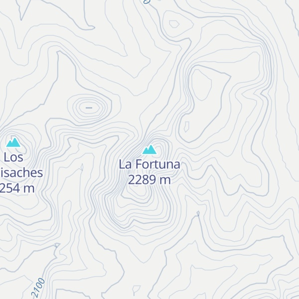 Map of La Fortuna