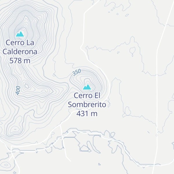 Map of Cerro El Sombrerito