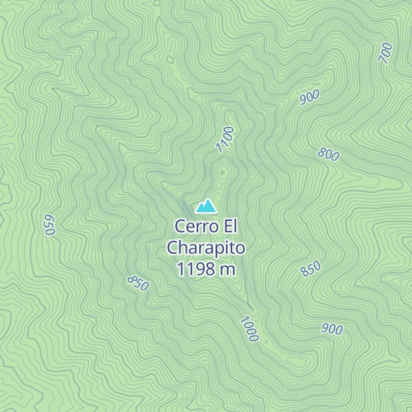 Map of Cerro El Charapito