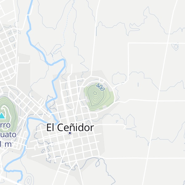 Map of Cerro El Ceñidor