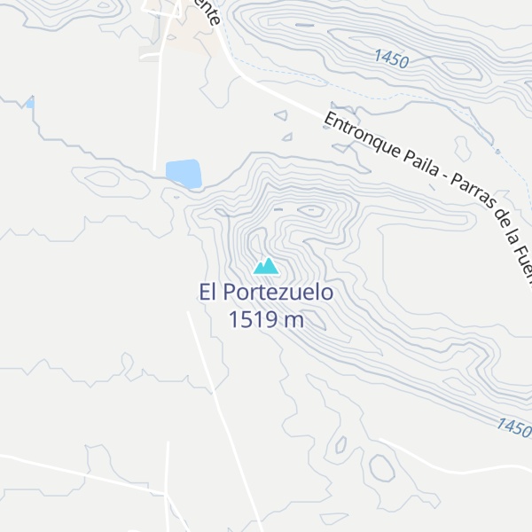Map of El Portezuelo