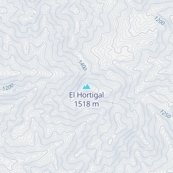 Map of El Hortigal