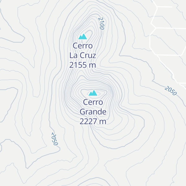 Map of Cerro Grande