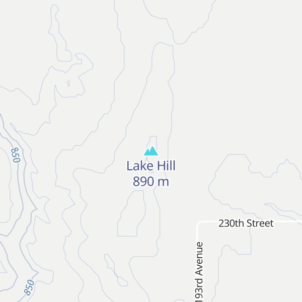 Map of Lake Hill