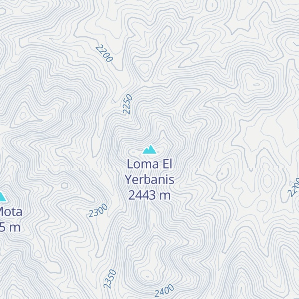 Map of Loma El Yerbanis