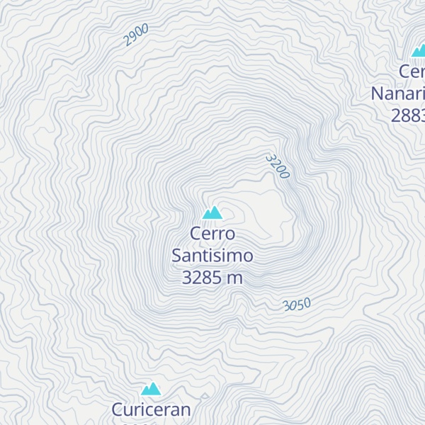 Map of Cerro Santisimo