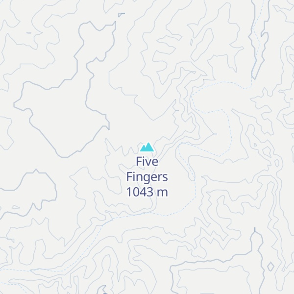 Map of Five Fingers