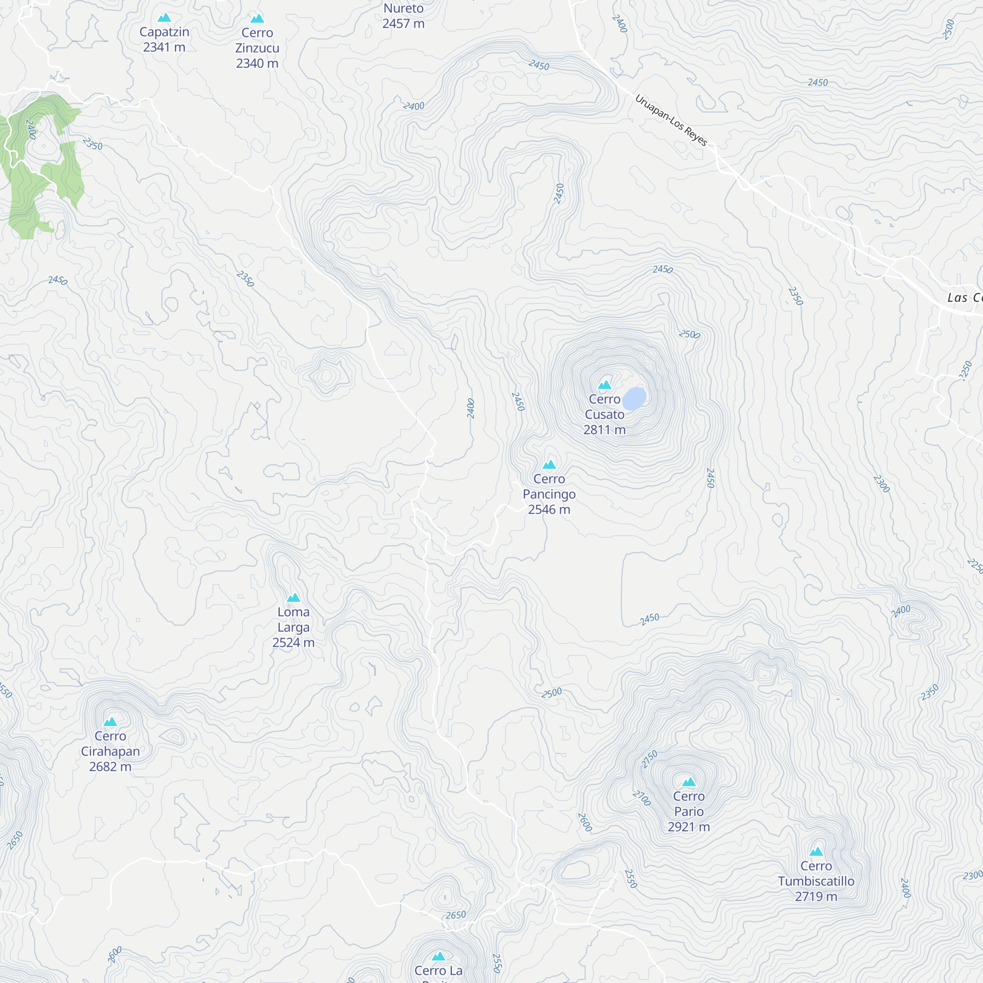 Cabaña Doctor Atl map
