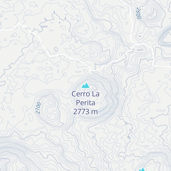 Map of Cerro La Perita