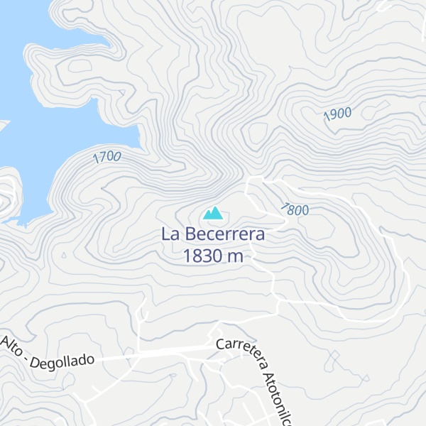Map of La Becerrera