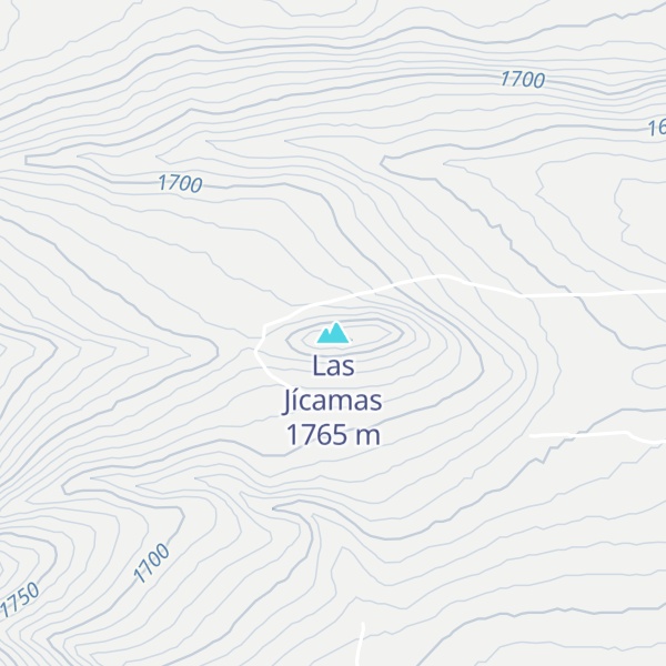 Map of Las Jícamas