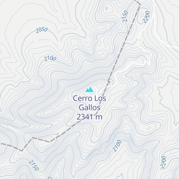 Map of Cerro Los Gallos