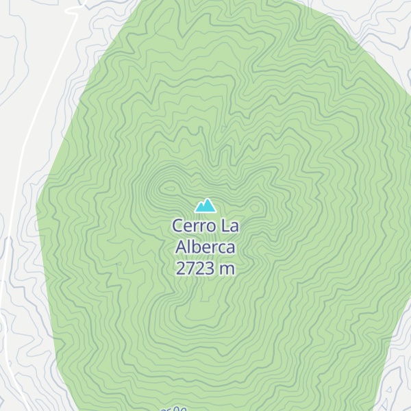 Map of Cerro La Alberca