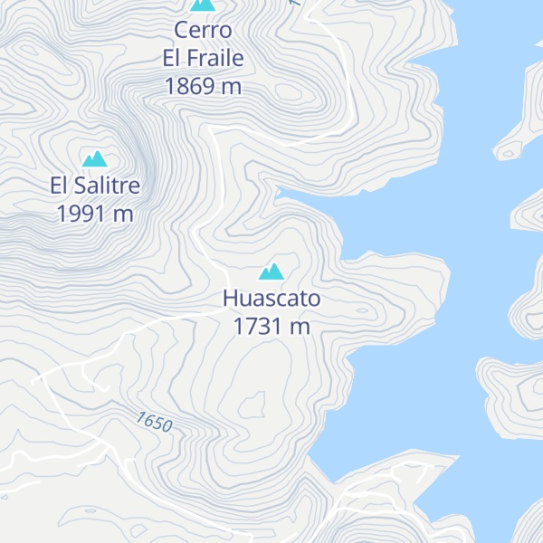 Map of Huascato