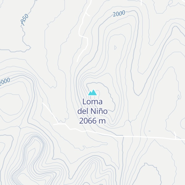 Map of Loma del Niño