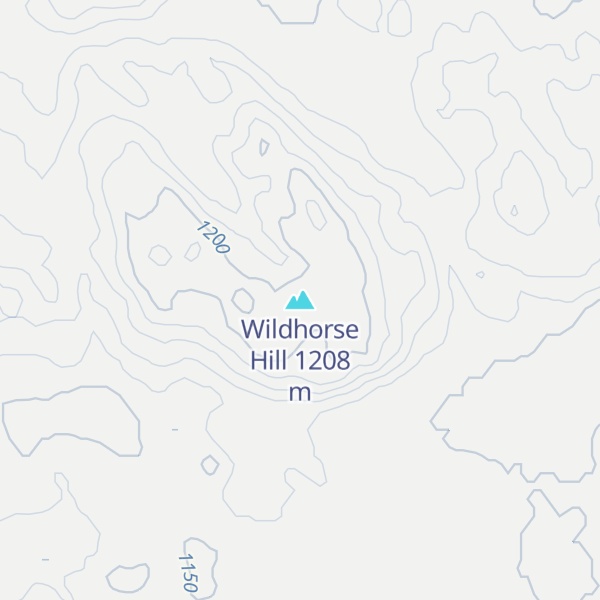 Map of Wildhorse Hill